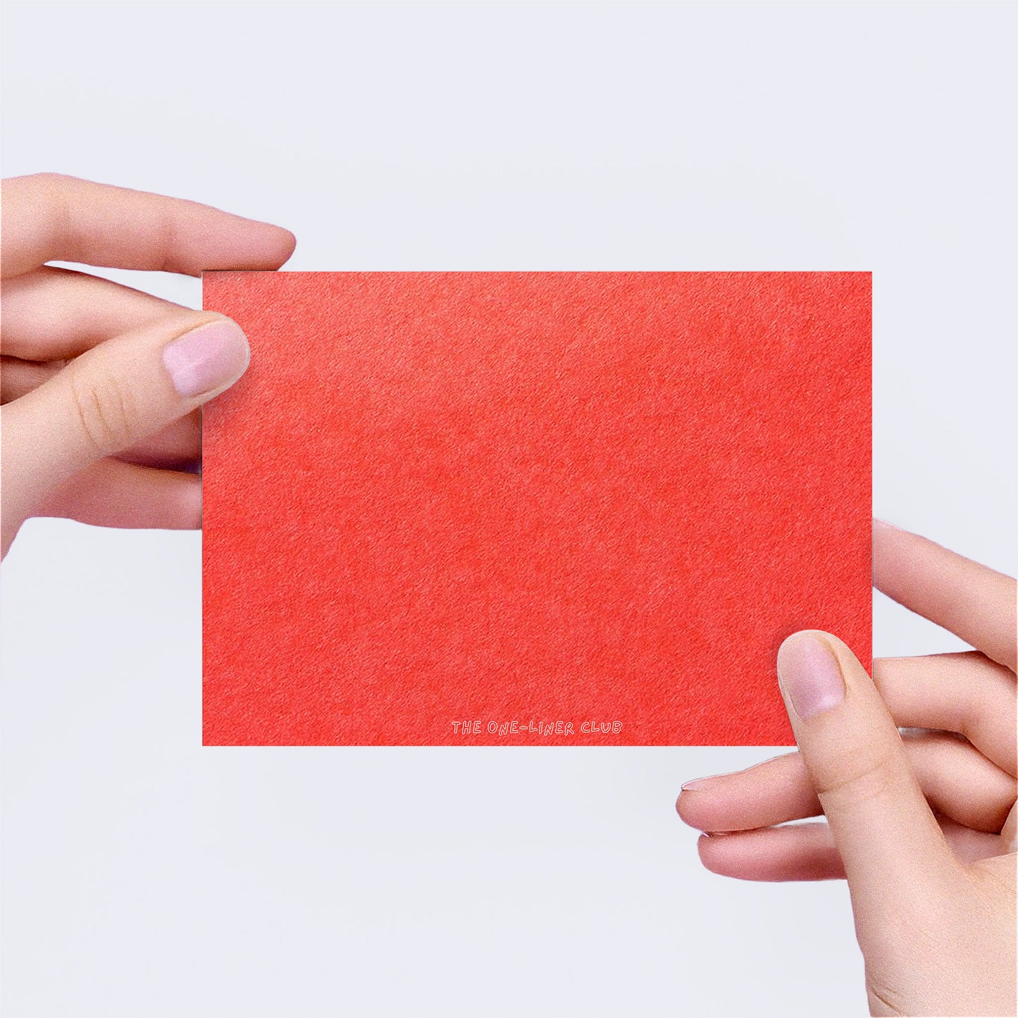 Design your own A6 Red card