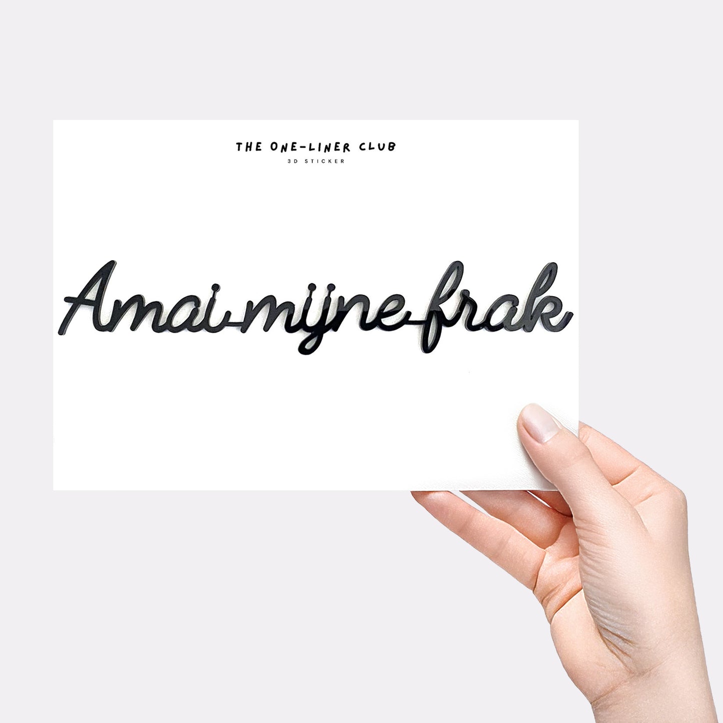 Amai mijne frak