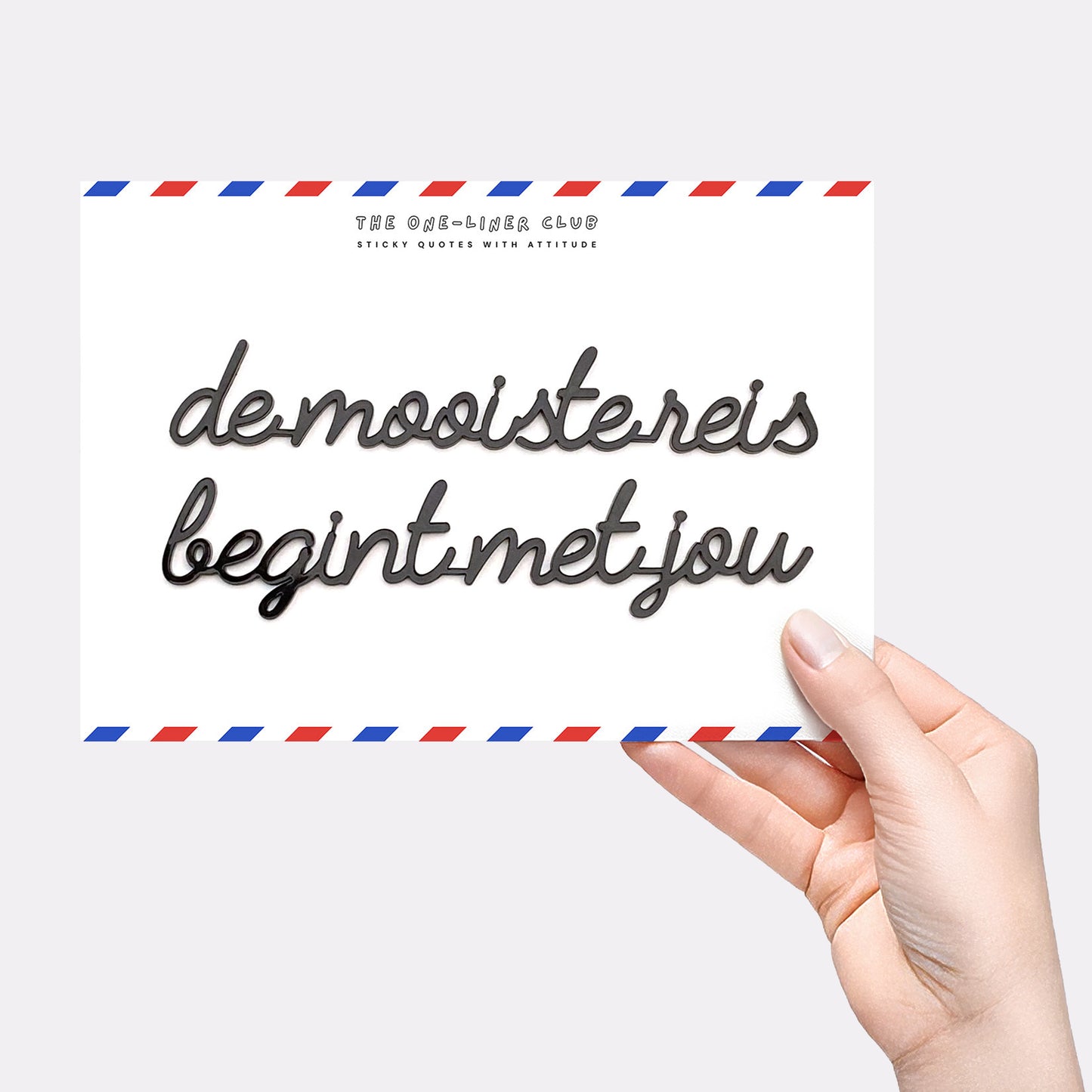 De mooiste reis begint met jou