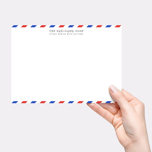 Design your own A5 sticky quote