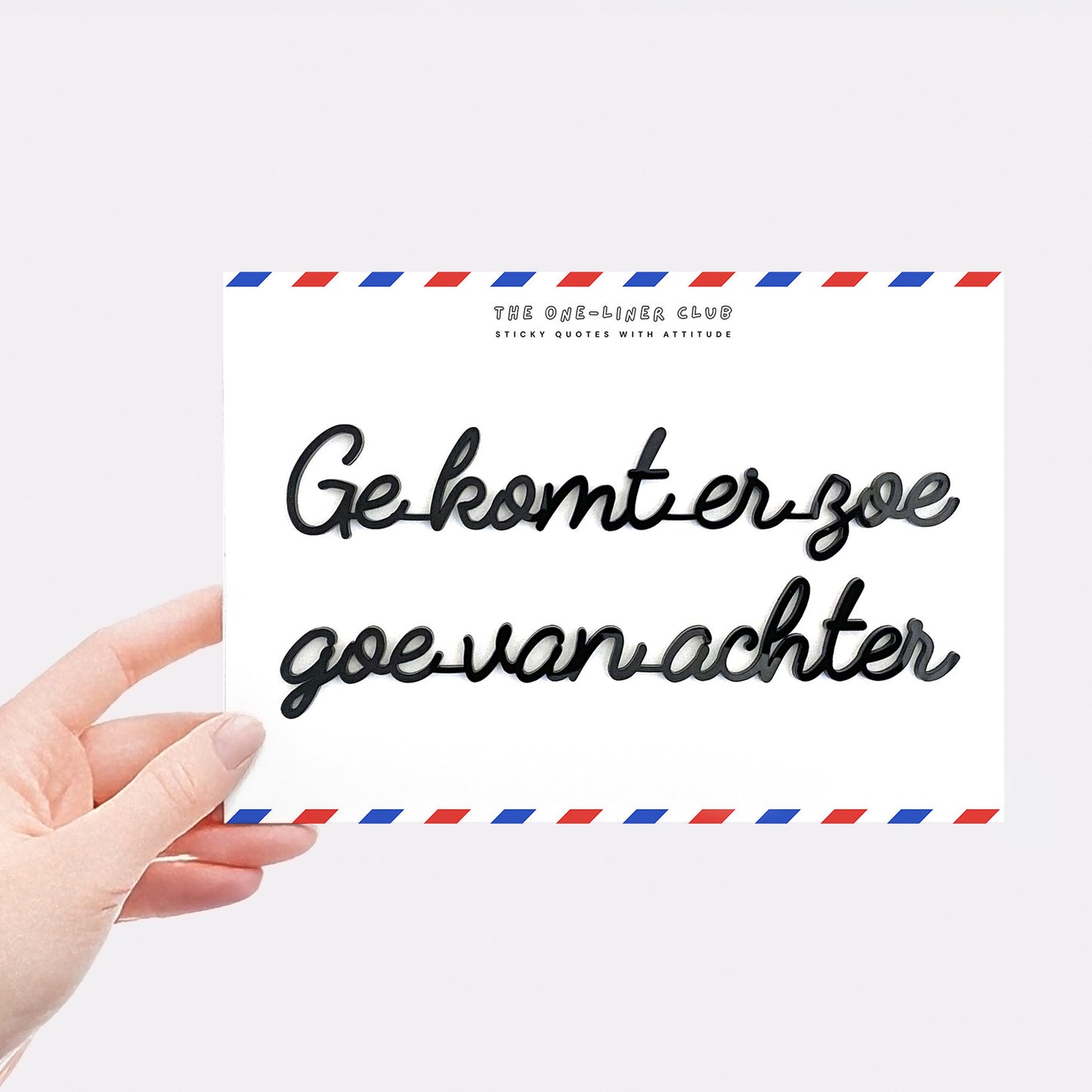 Ge komt er zoe goe van achter