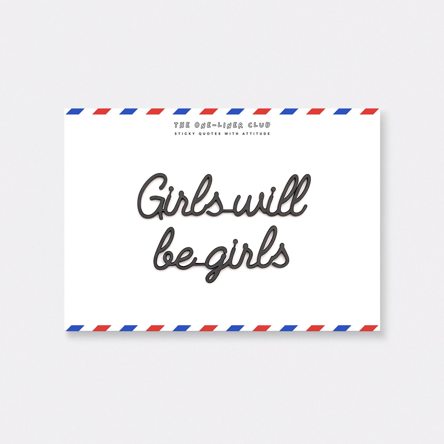 Girls will be girls