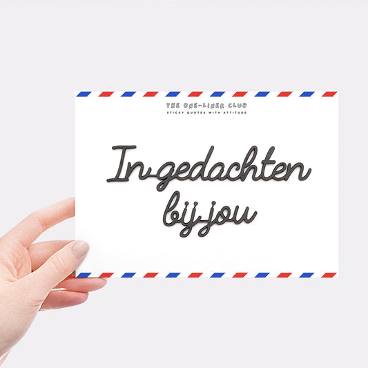 In gedachten bij jou