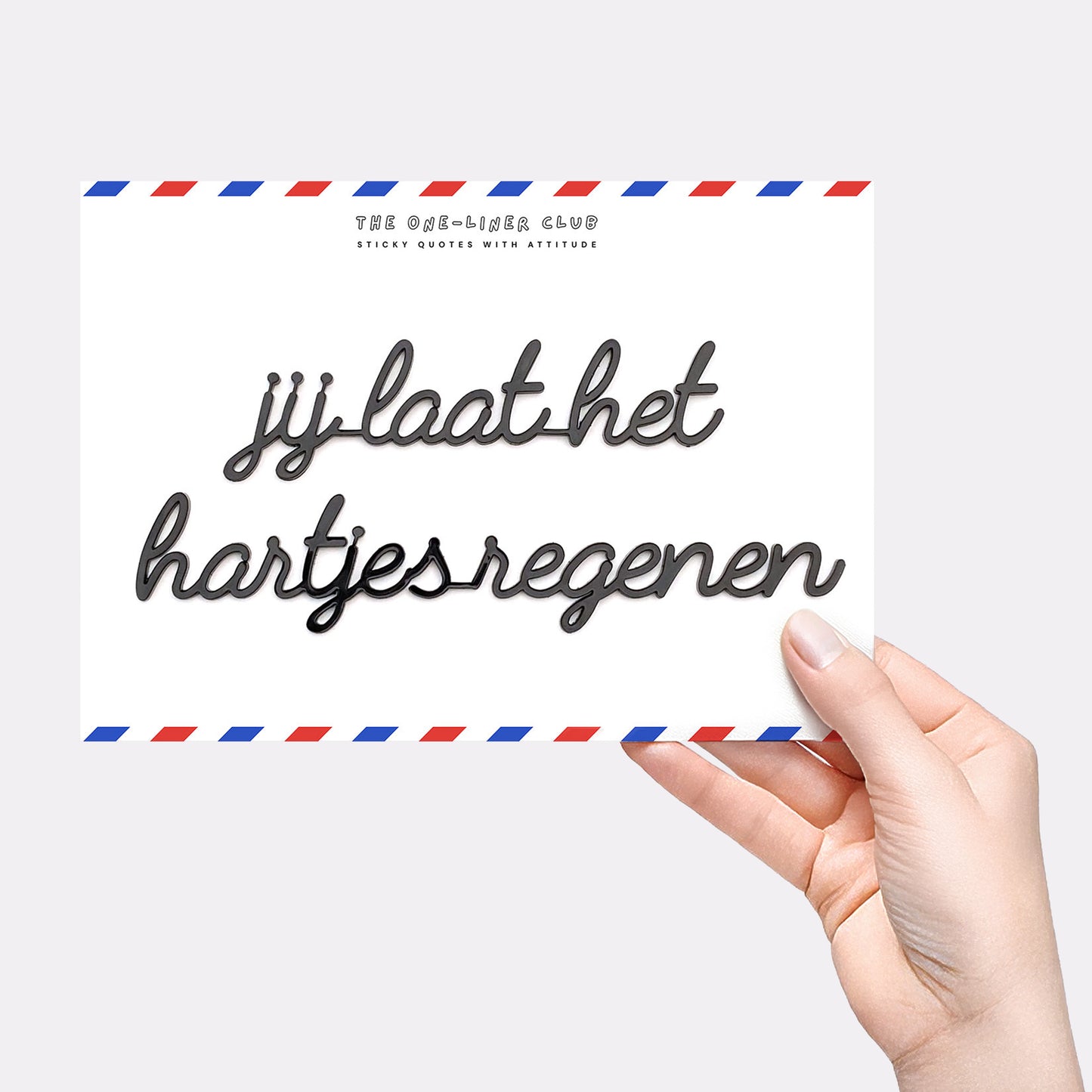 Jij laat het hartjes regenen