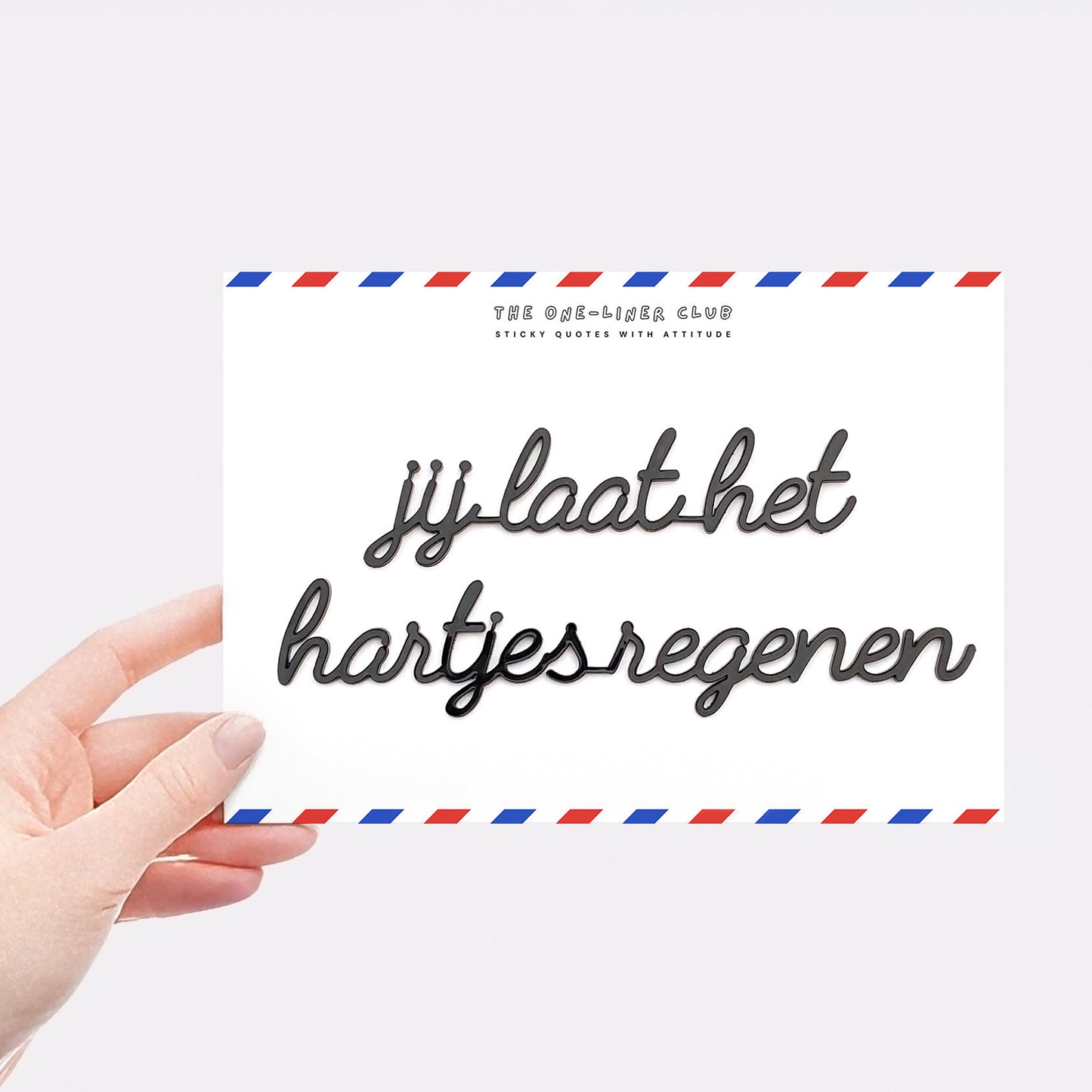 Jij laat het hartjes regenen
