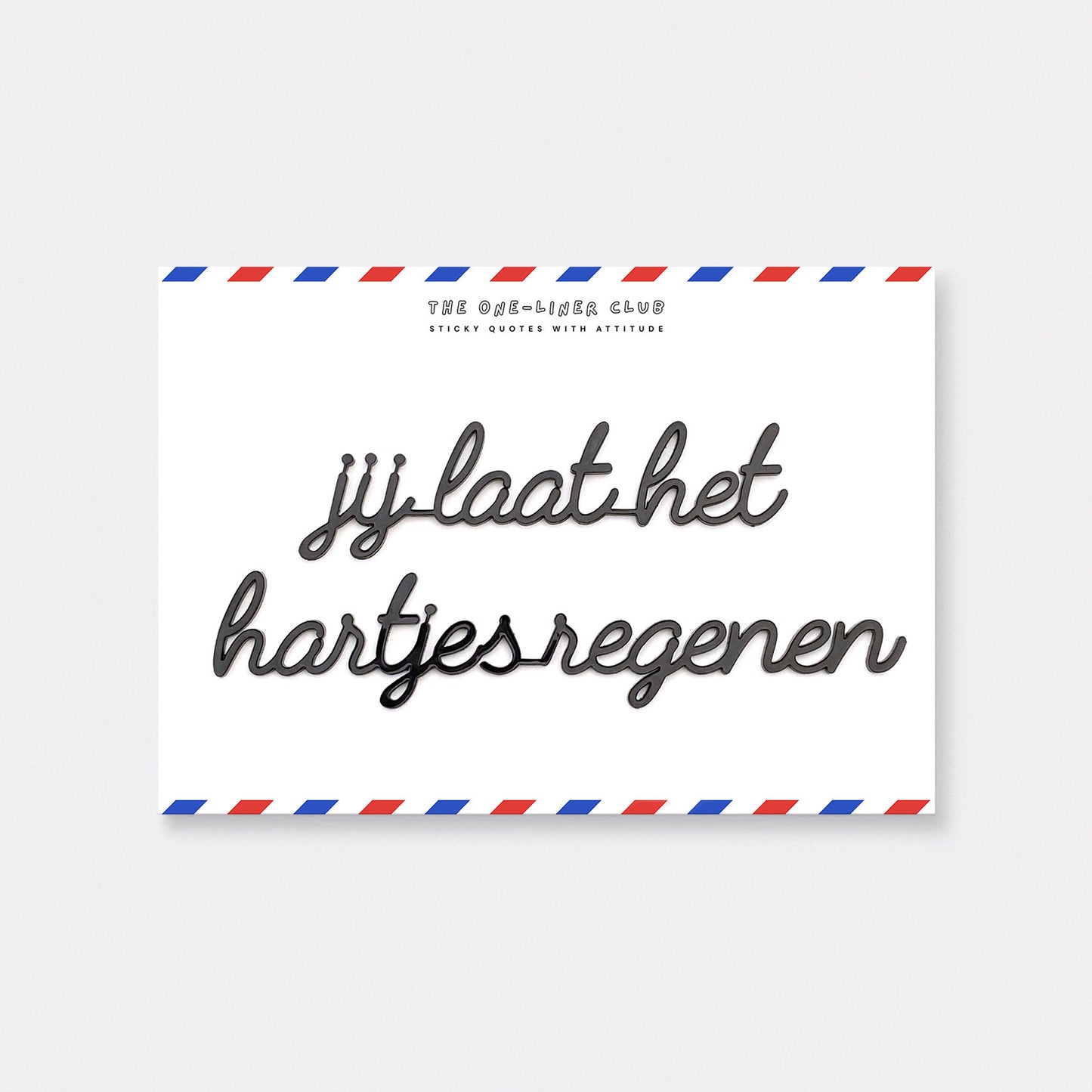 Jij laat het hartjes regenen