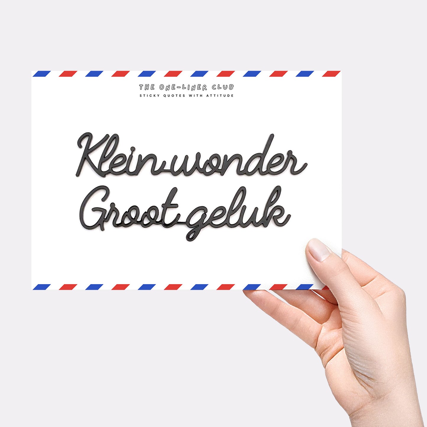 Klein wonder groot geluk