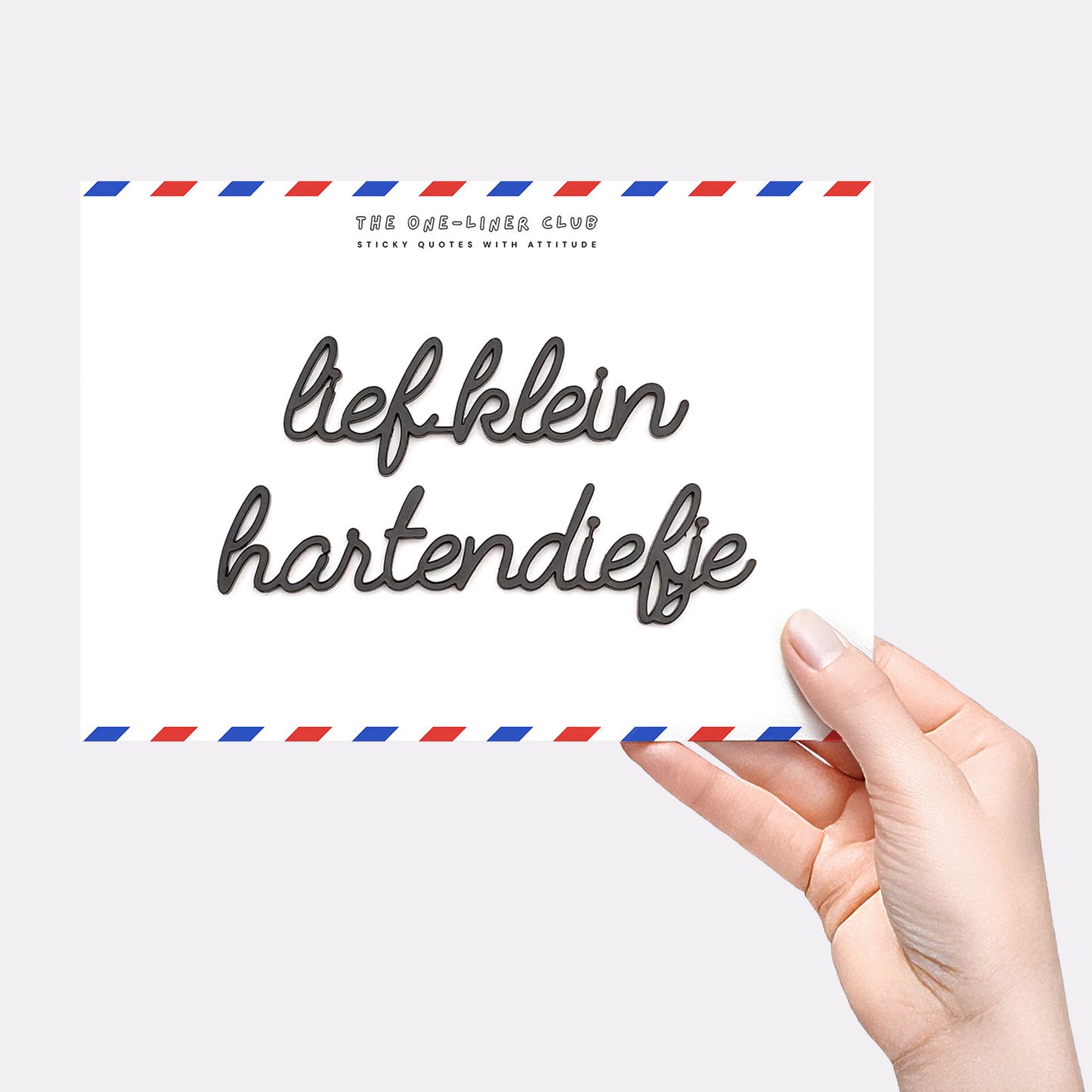 Lief klein hartendiefje