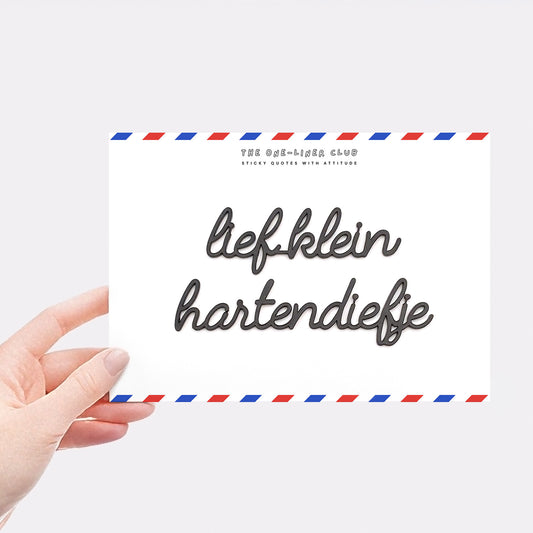 Lief klein hartendiefje