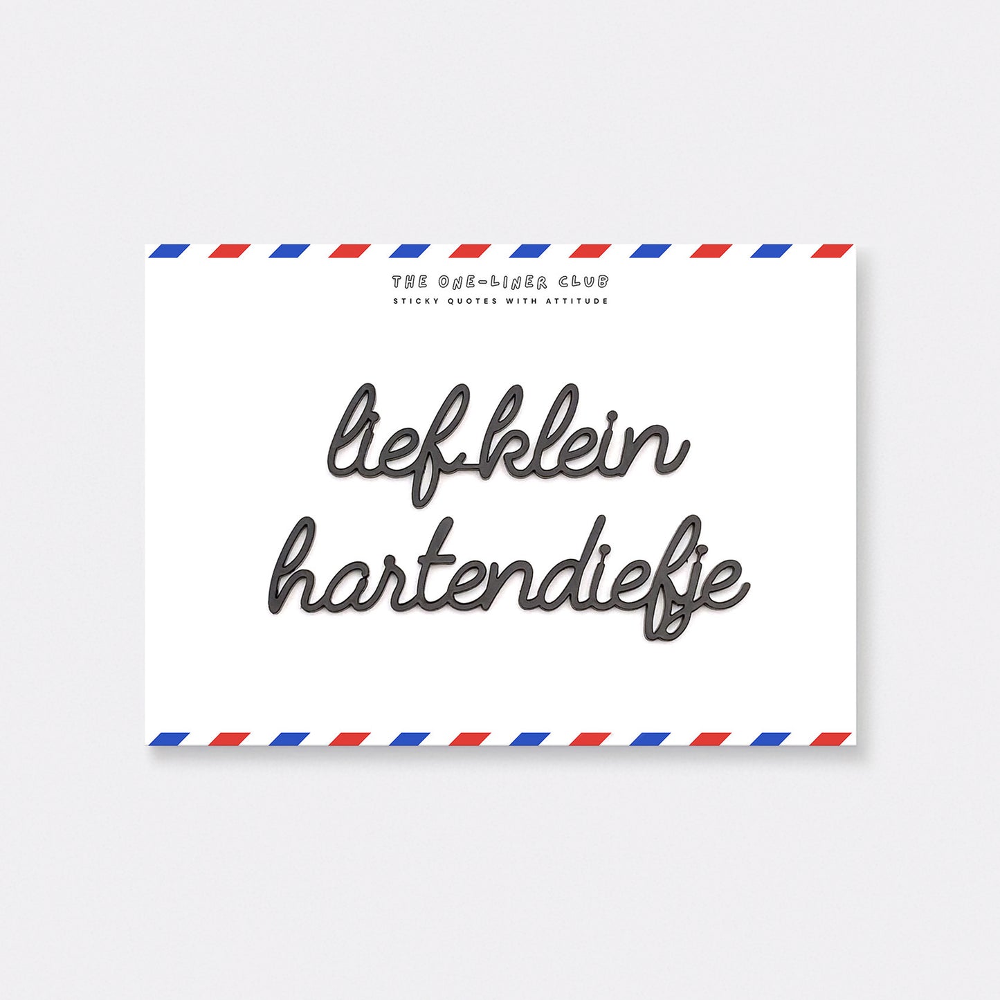 Lief klein hartendiefje