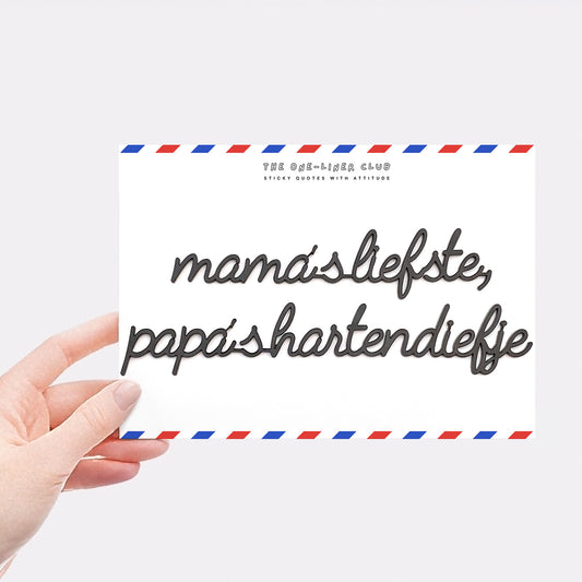 Mama's liefste papa's hartendiefje