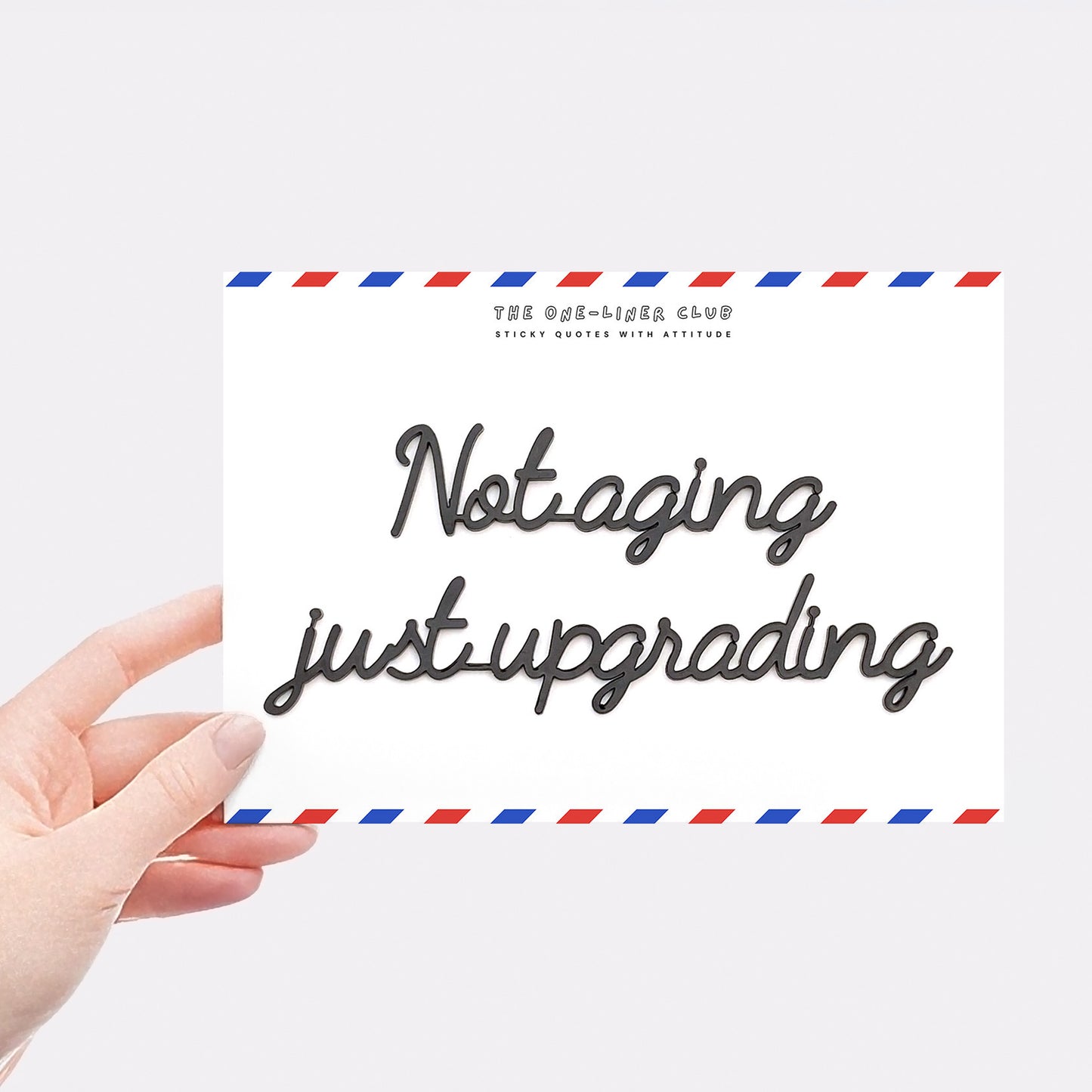 Not aging just upgrading