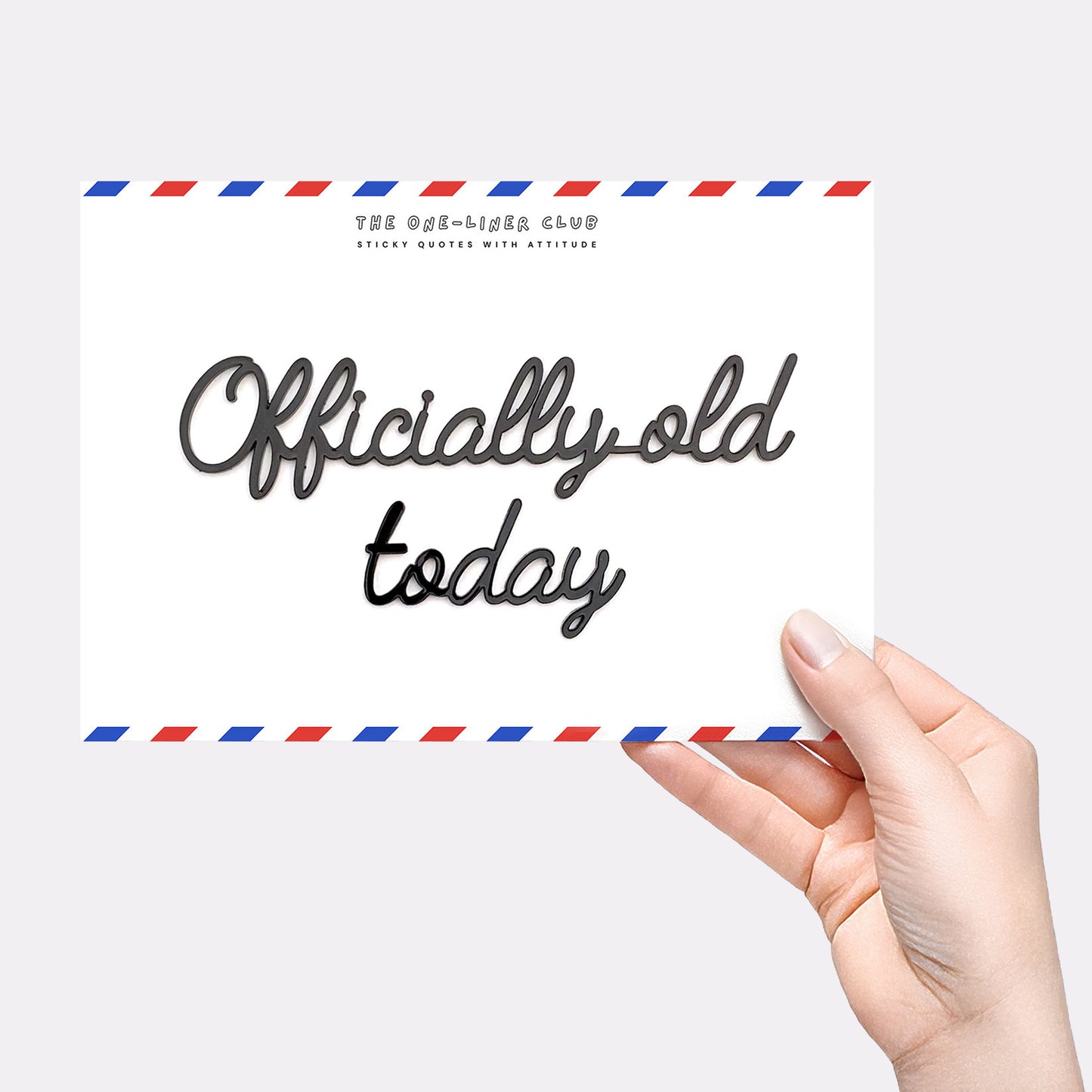 Officially old today