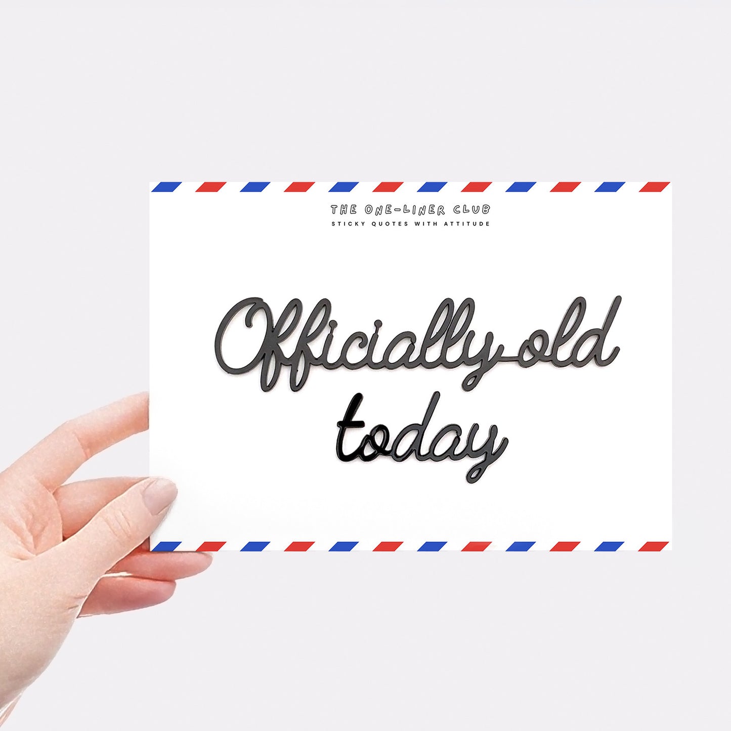 Officially old today