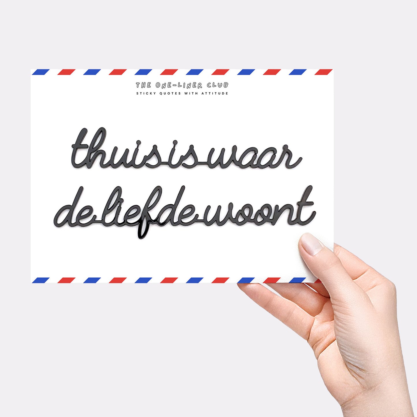 Thuis is waar de liefde woont