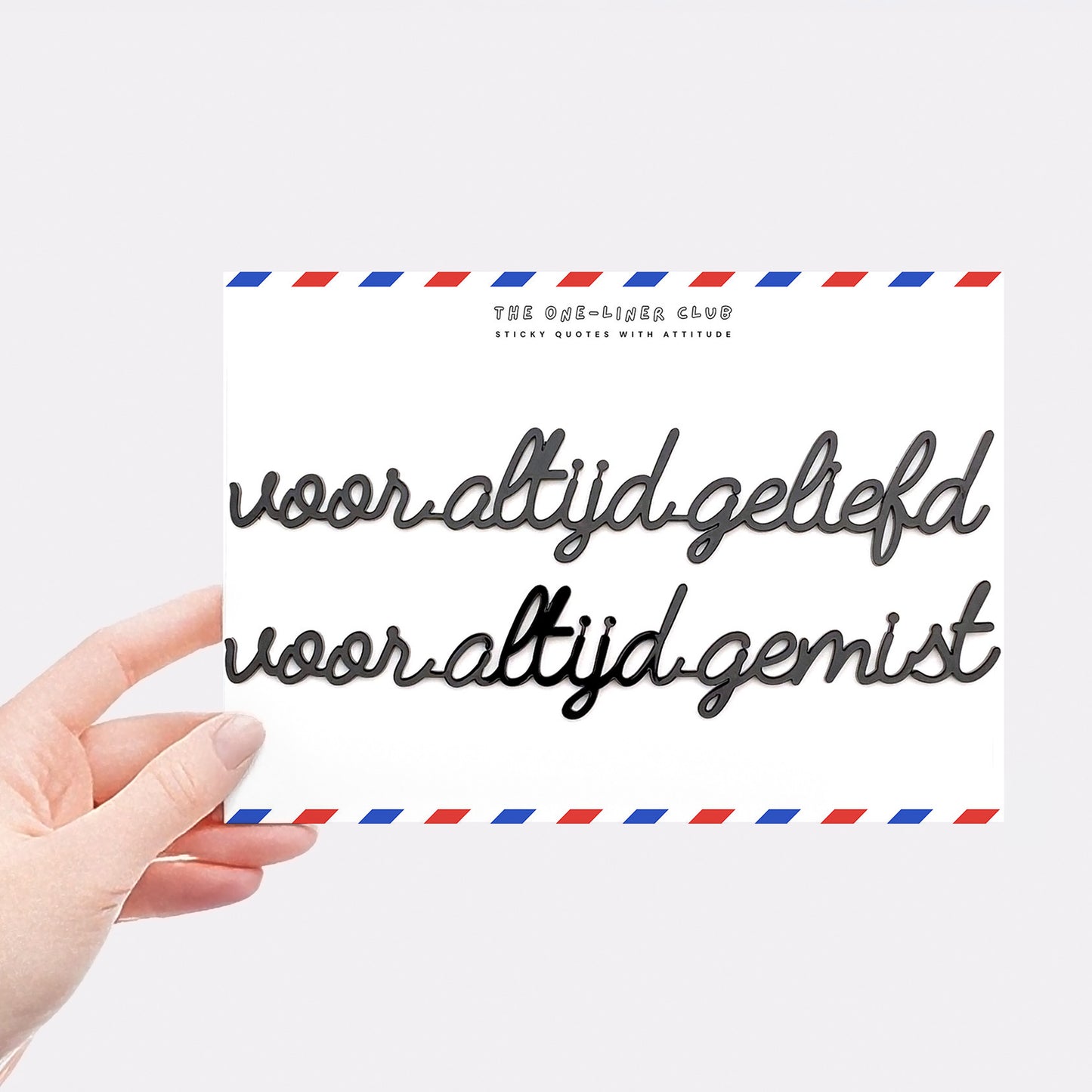 Voor altijd geliefd voor altijd gemist