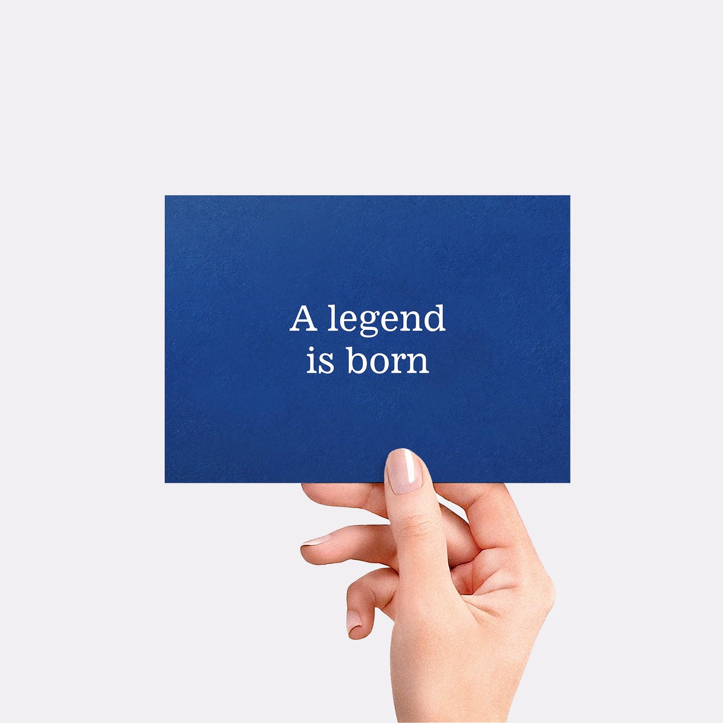 A legend is born - Blue card