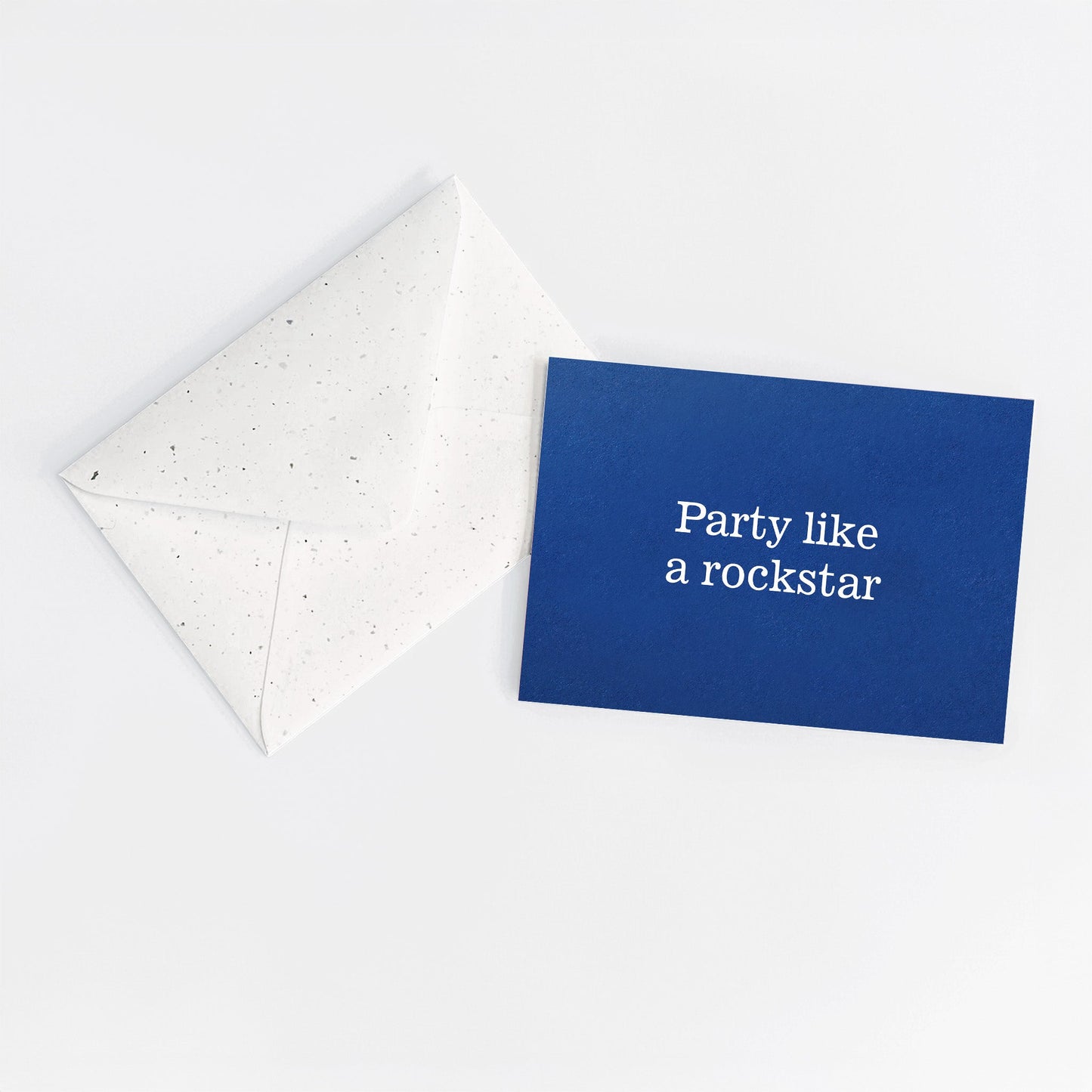 Party like a rockstar - Blue card