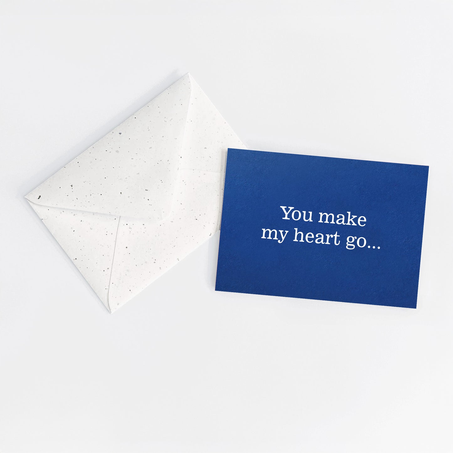 You make my heart go - Blue card