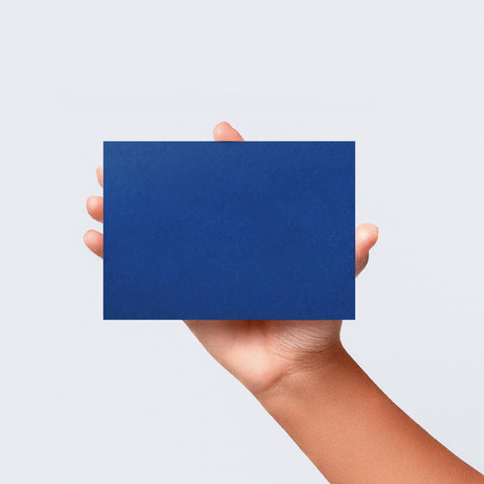 Design your own A6 blue card