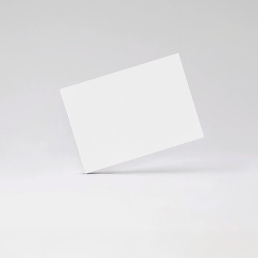 Design your own A6 fluo yellow card