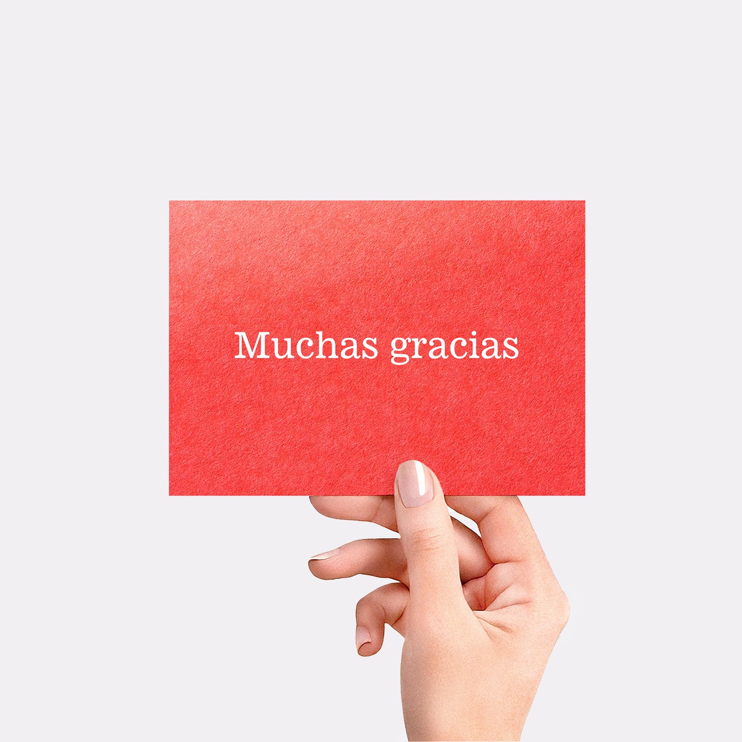Muchas gracias - Red card