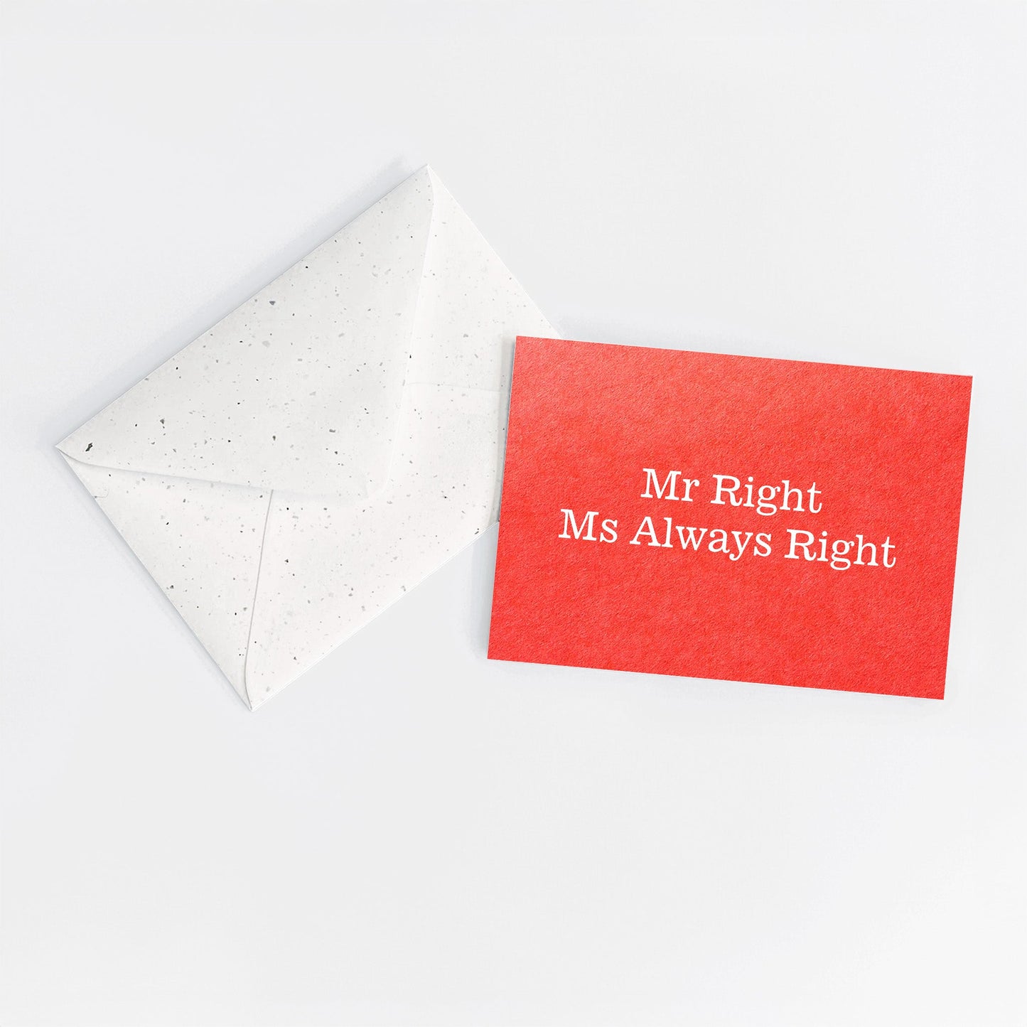 Mr Right Ms Always Right - Red card