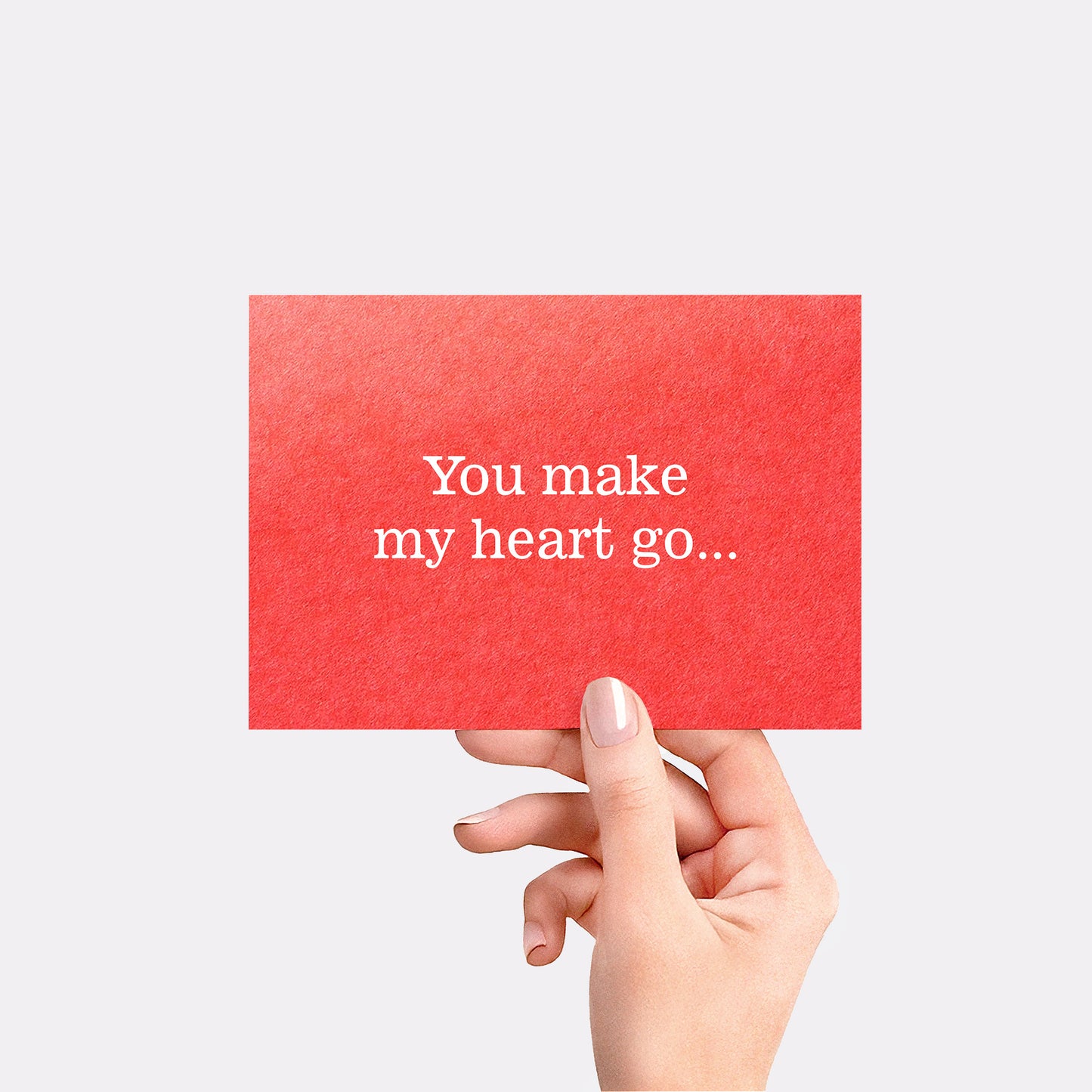 You make my heart go - Red card