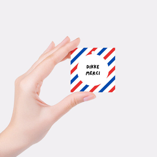 Dikke merci- Gift tag